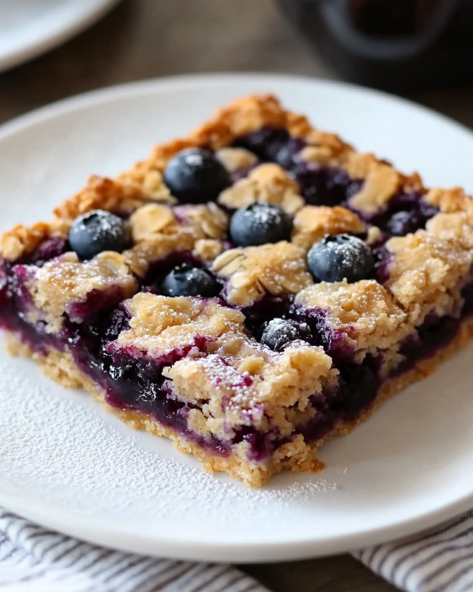 Blueberry Oat Bars