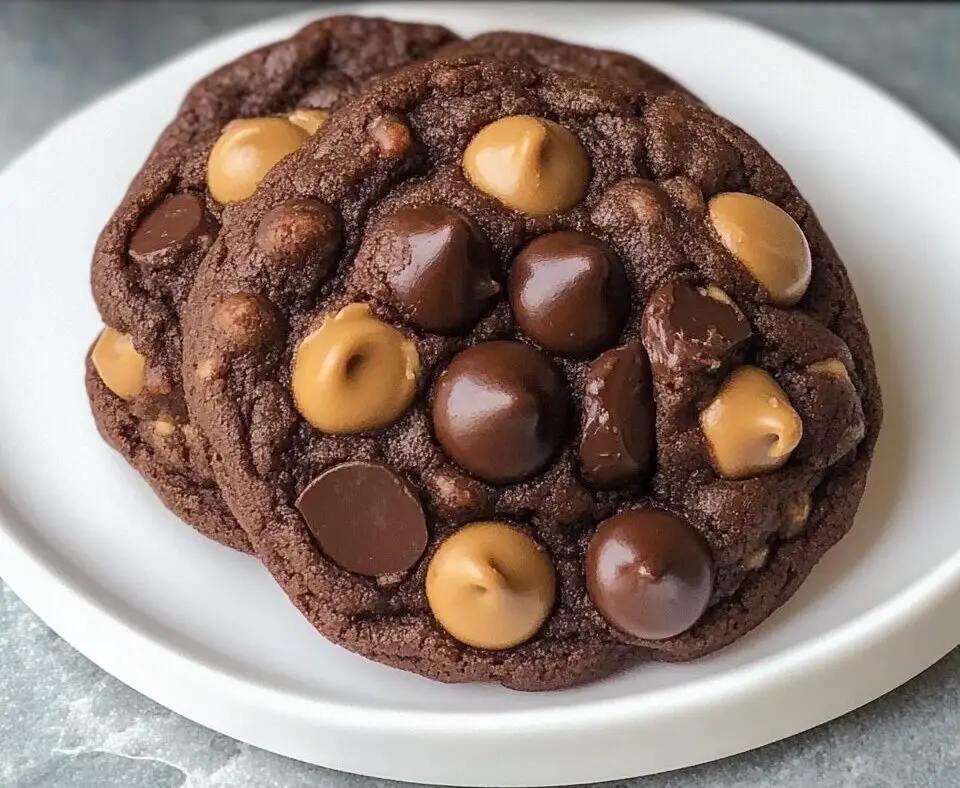 Chocolate Peanut Butter Chip Cookies