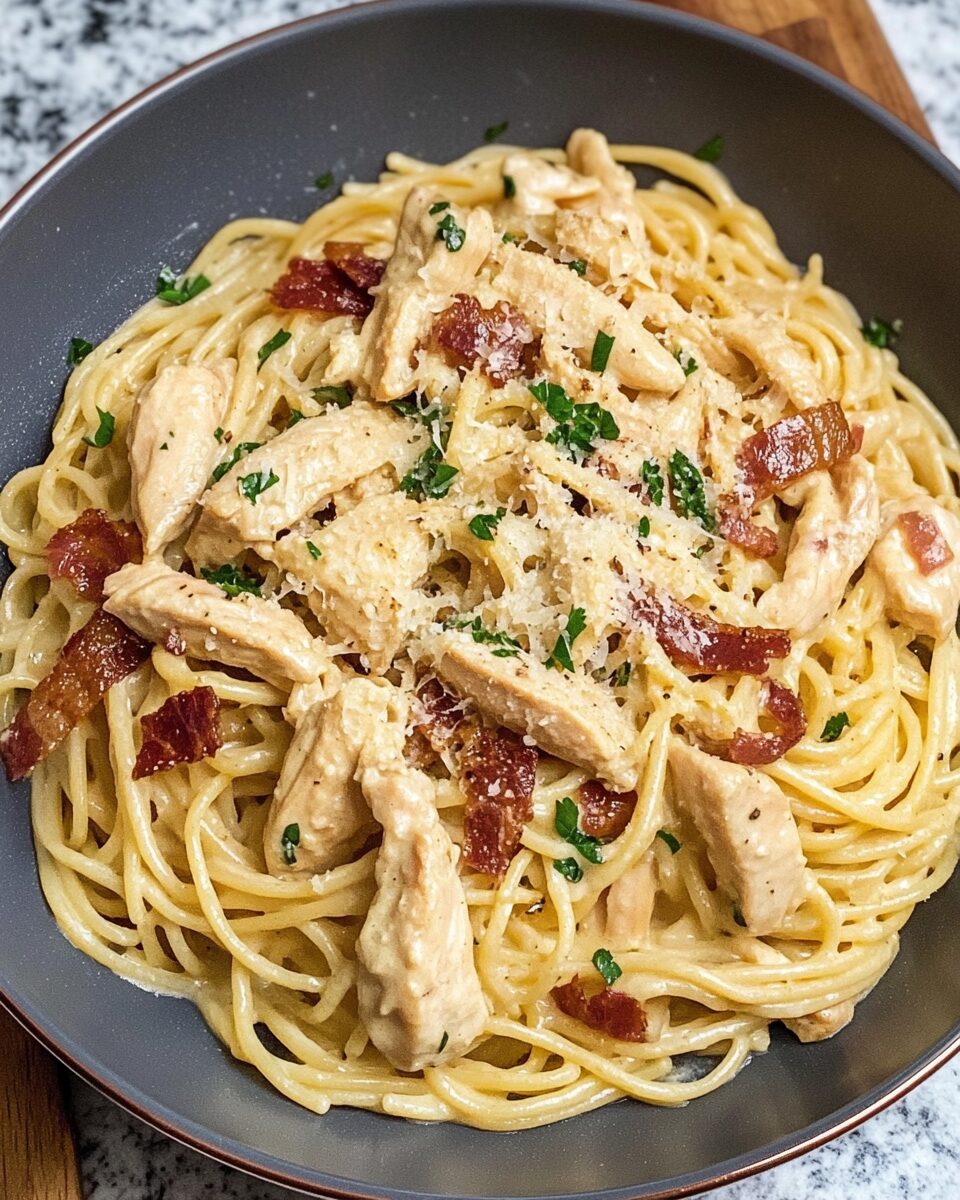 Creamy Chicken Carbonara
