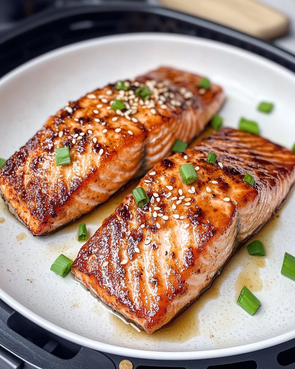 Honey Soy Salmon Air Fryer Delight