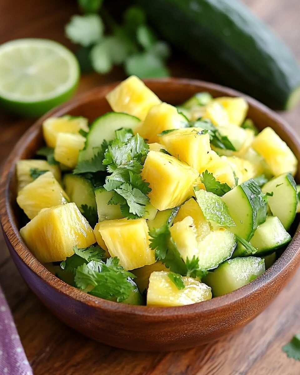 Pineapple Cucumber Salad