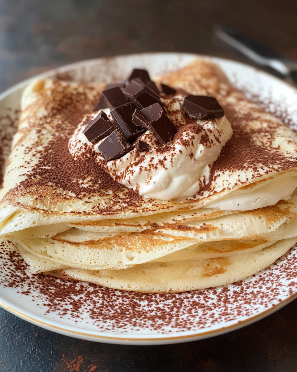 Tiramisu Crepes