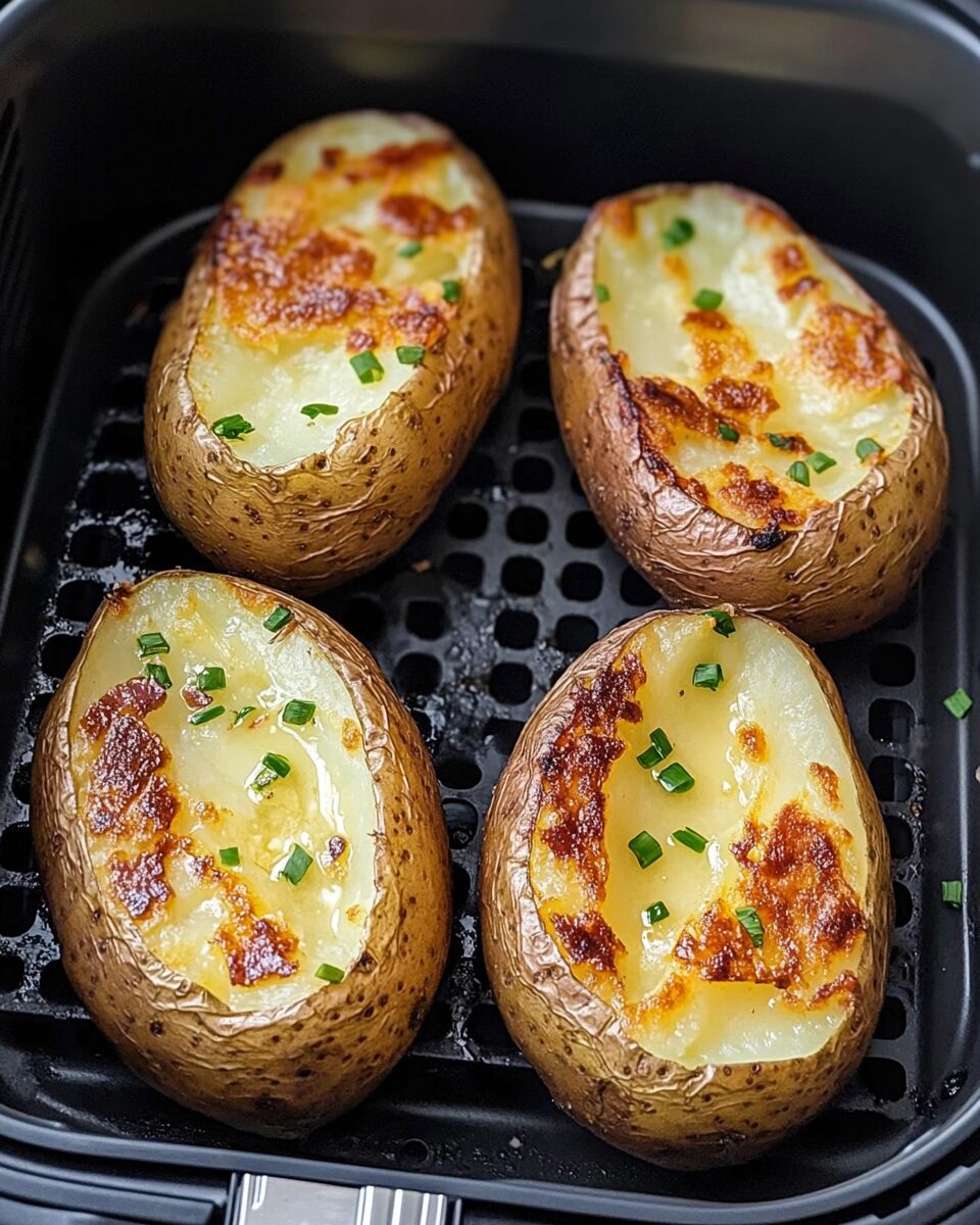 Easy Air Fryer Baked Potatoes