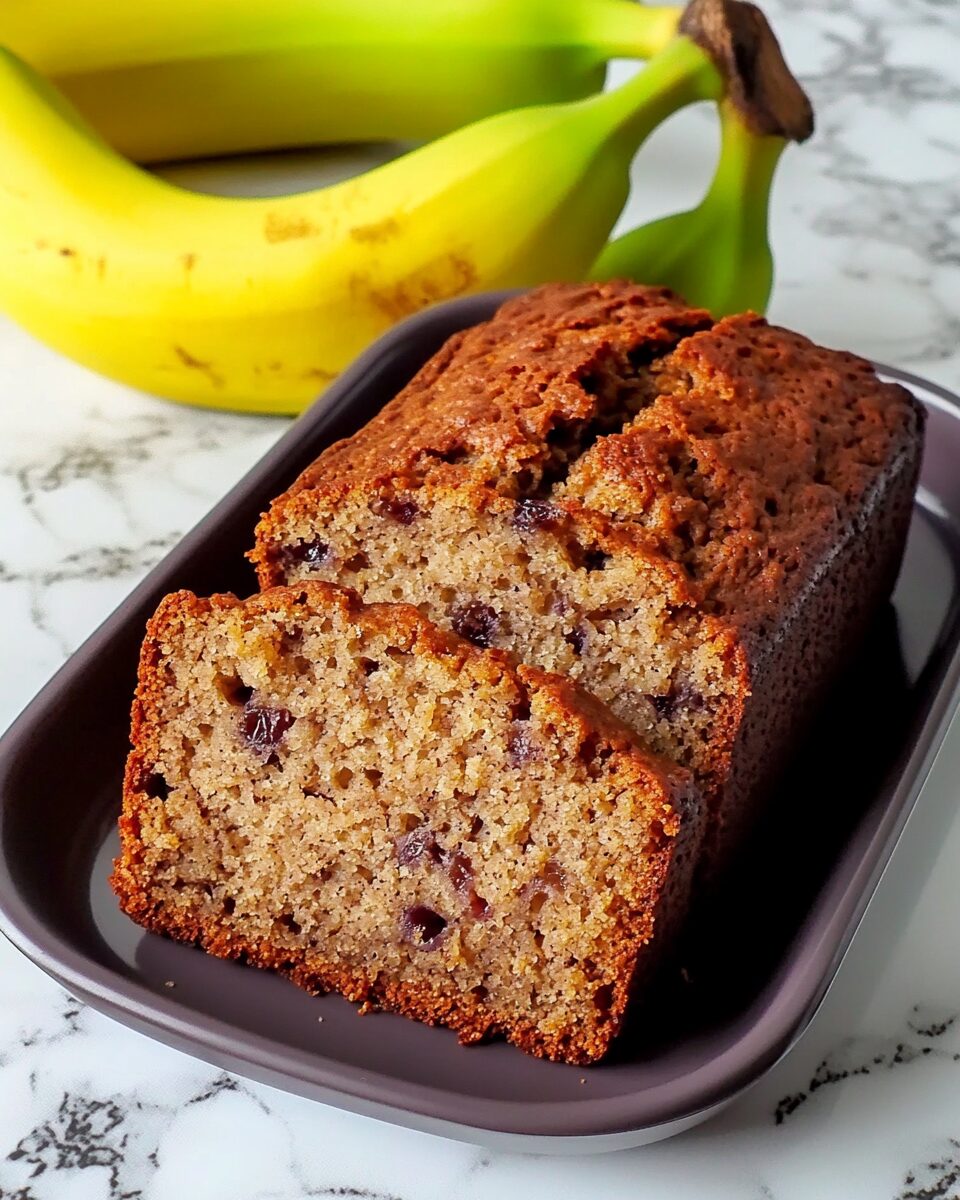 Moist Grape Flour Banana Bread