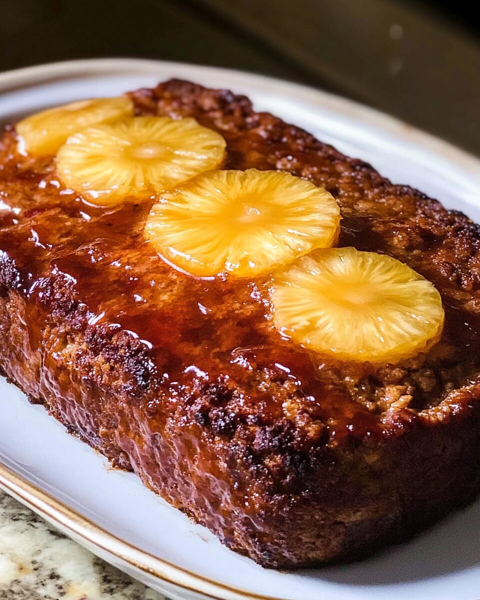Pineapple Glazed Meatloaf