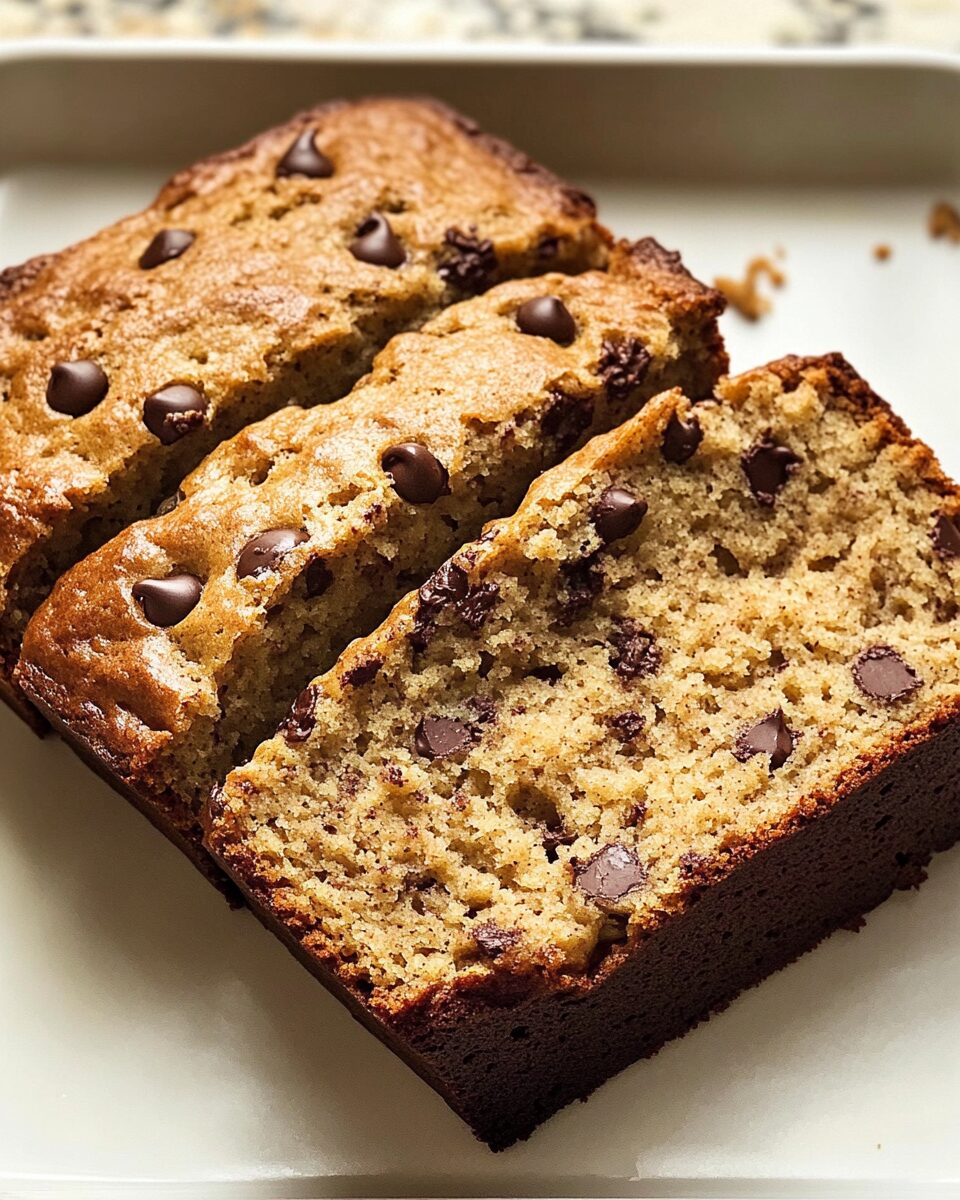 Peanut Butter Chocolate Chip Banana Bread