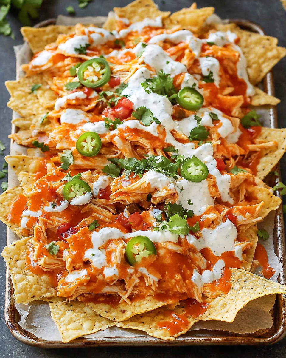 Buffalo Chicken Nachos