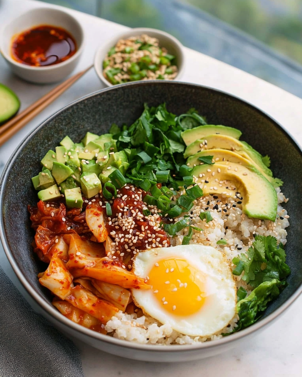 Cauliflower Rice Kimchi Bowls