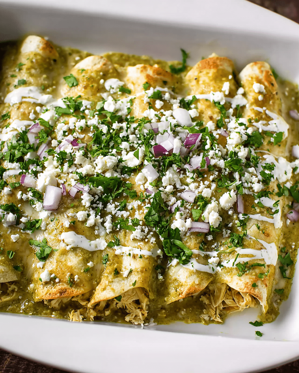 Chicken Enchiladas Verdes