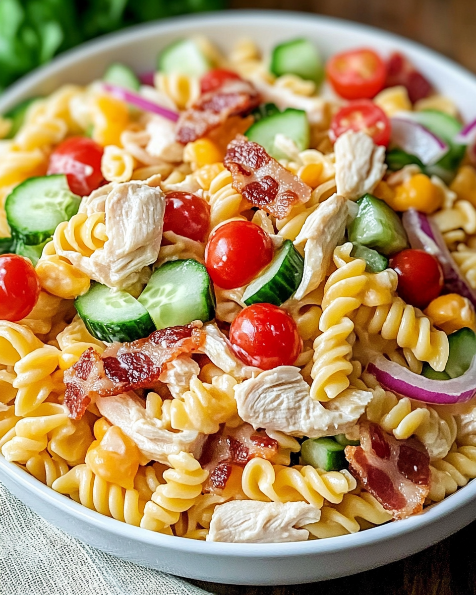 Club Sandwich Pasta Salad
