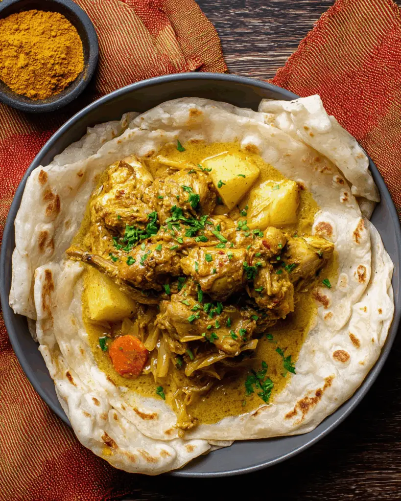 Curry Chicken Roti