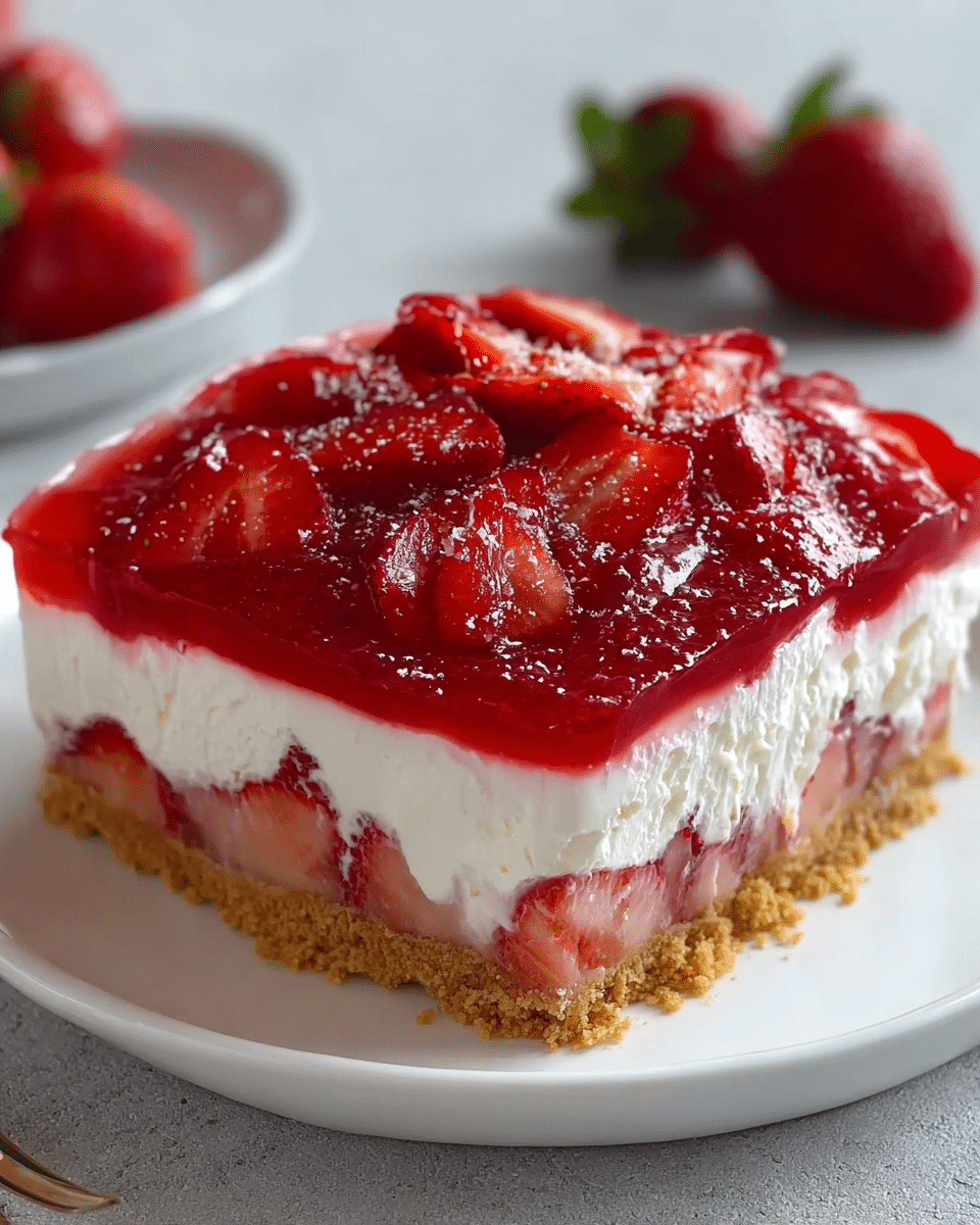 Delicious Strawberry Cheesecake Jello Salad