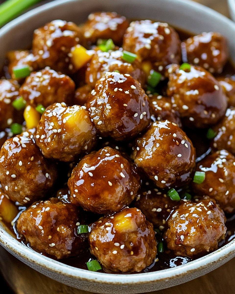 Hawaiian Meatballs