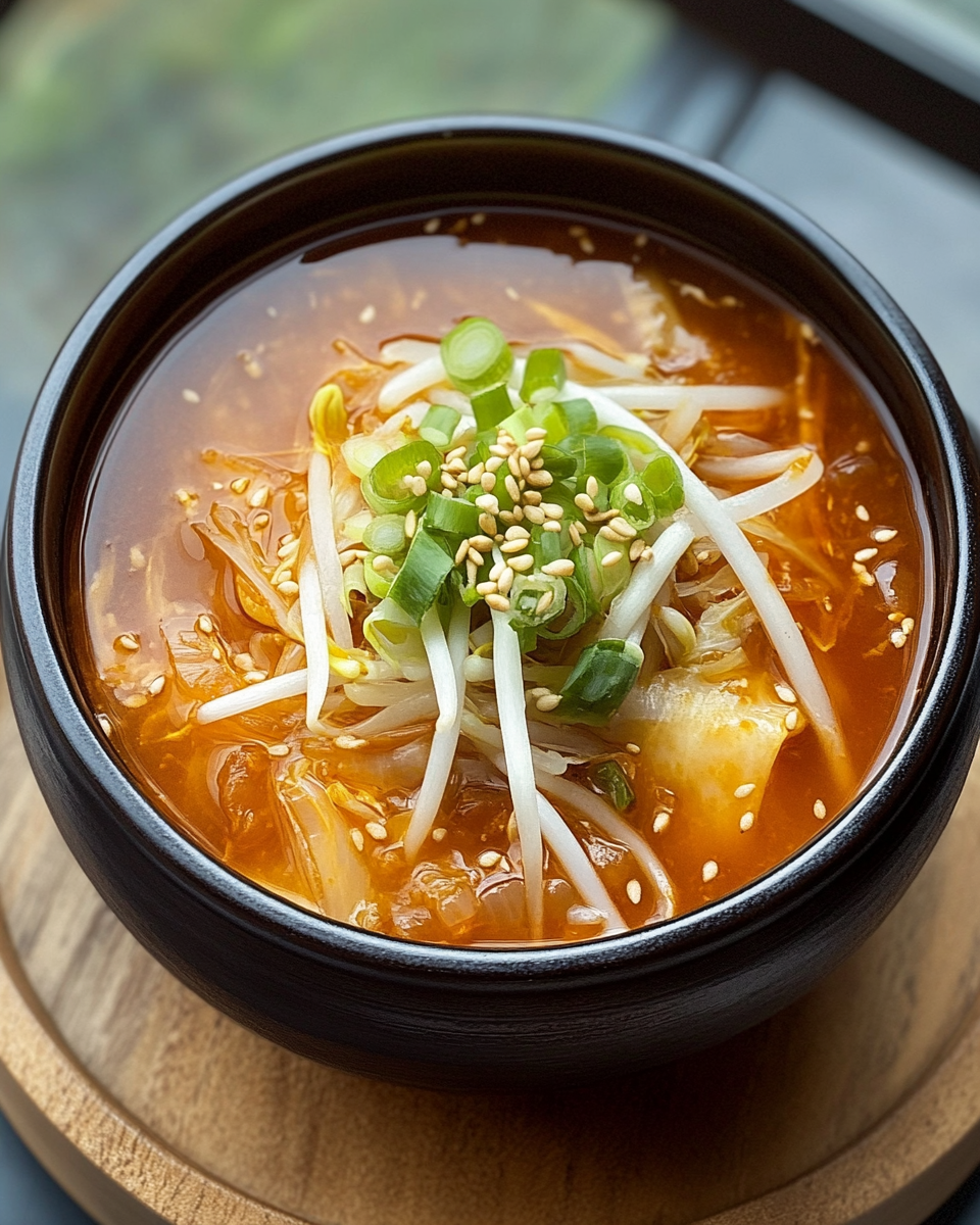 Kimchi Bean Sprout Soup