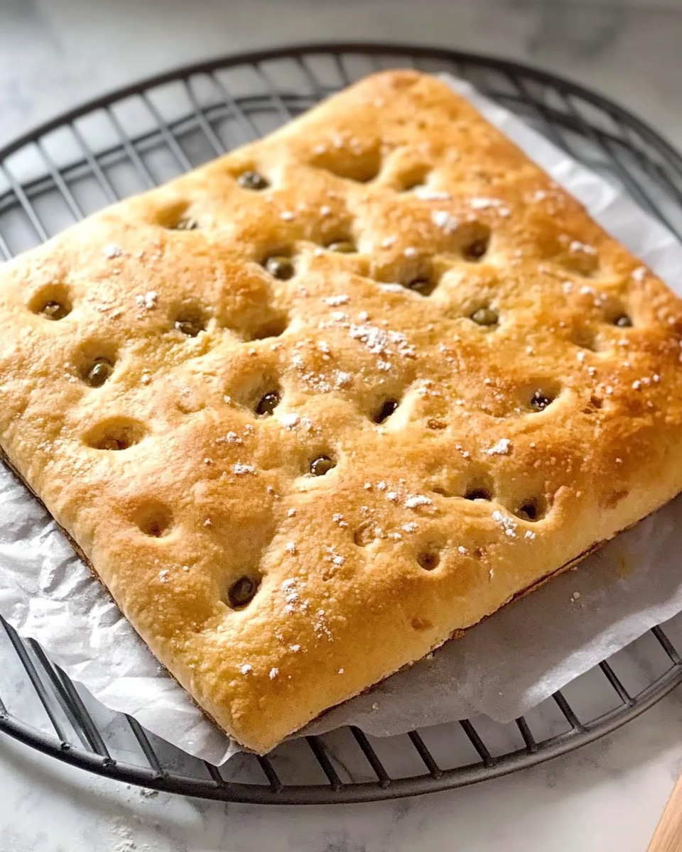 Olive Focaccia Bread