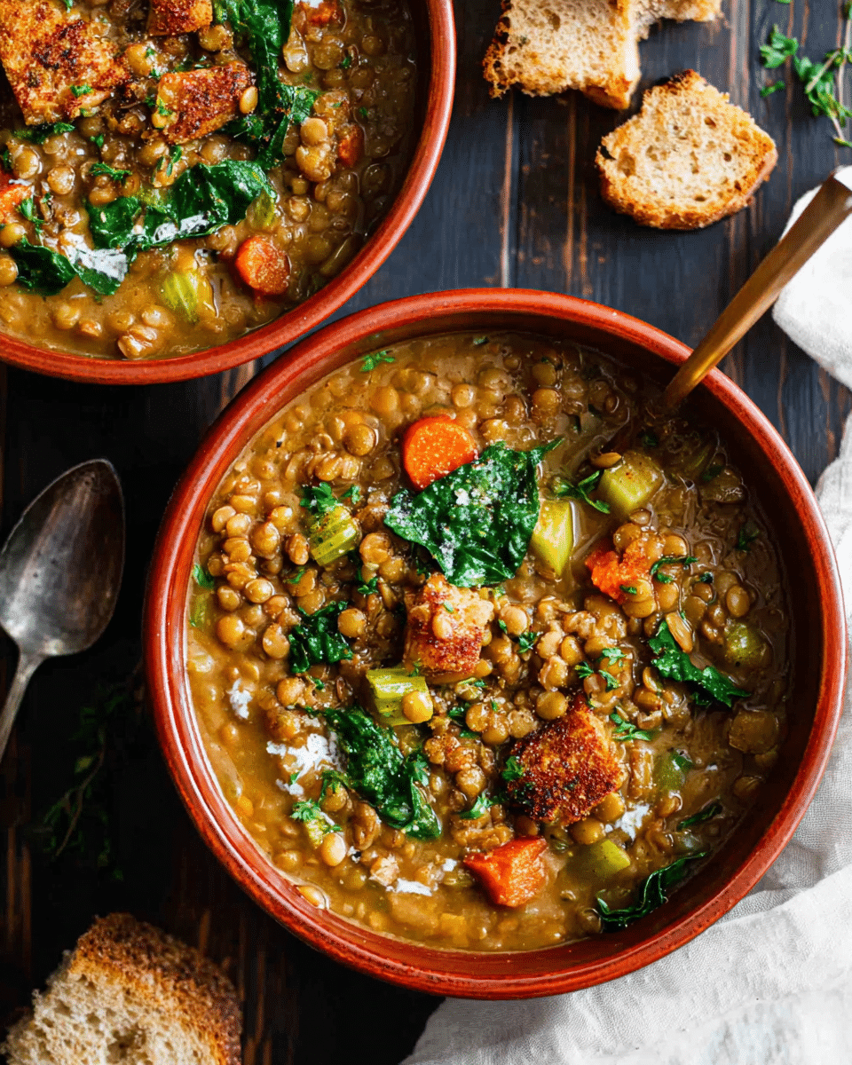 One-Pot Creamy Lentil Soup