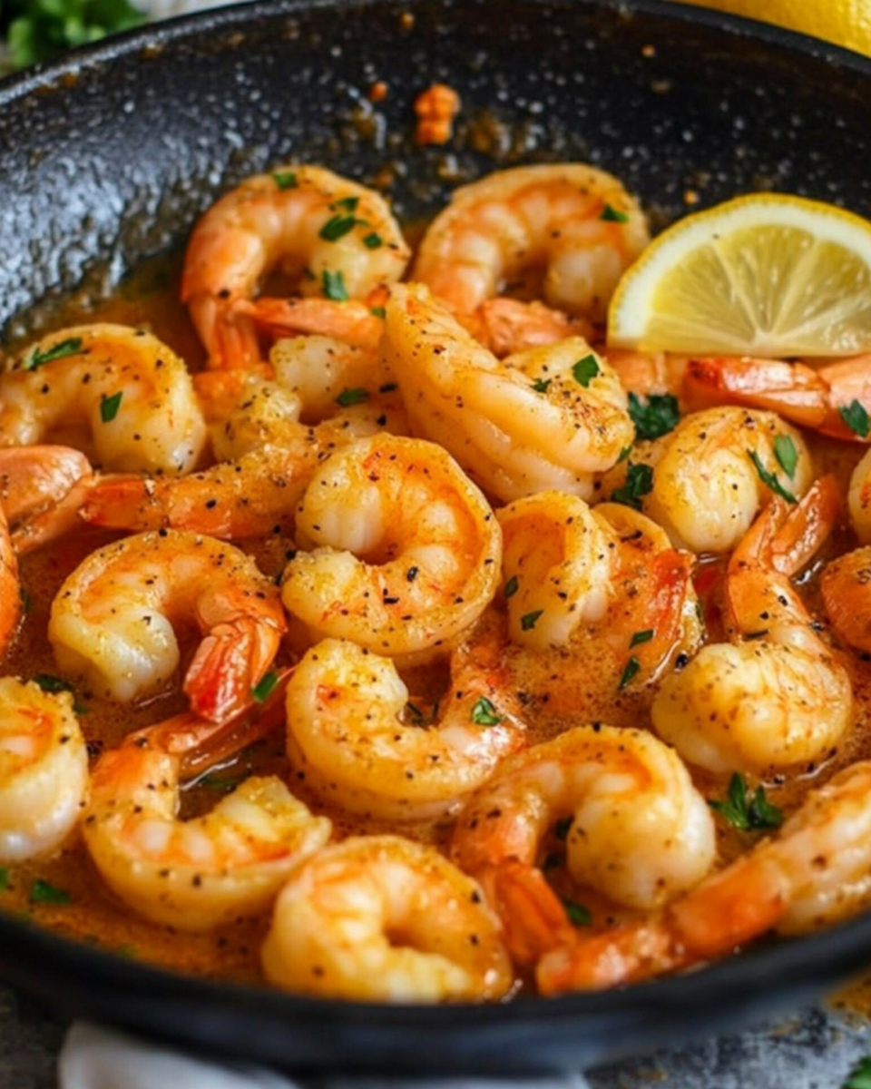Spicy Garlic Butter Shrimp