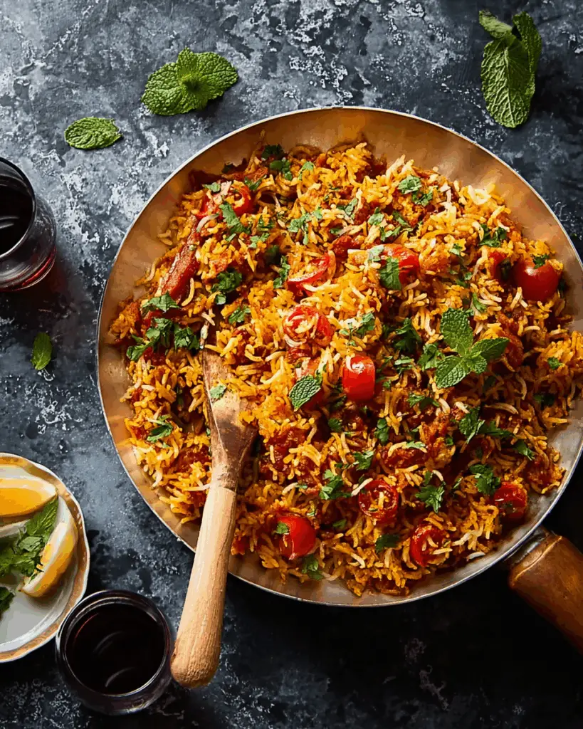 Tomato Rice Tamatar Biryani