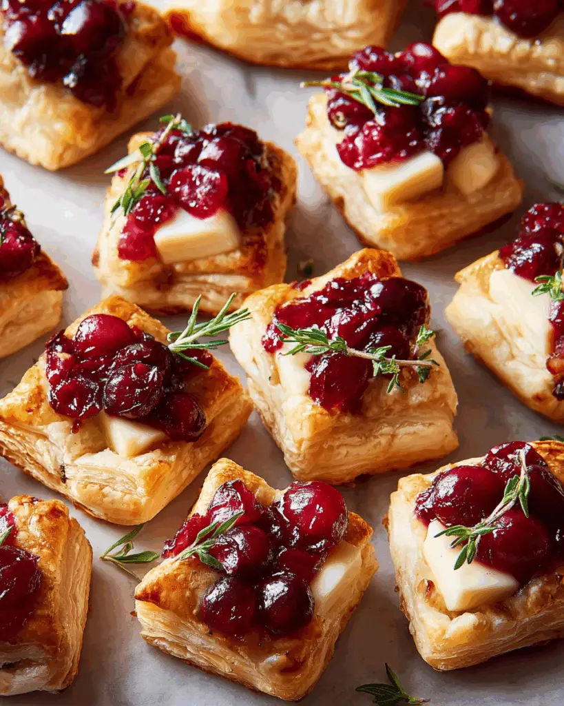 Cranberry Brie Bites