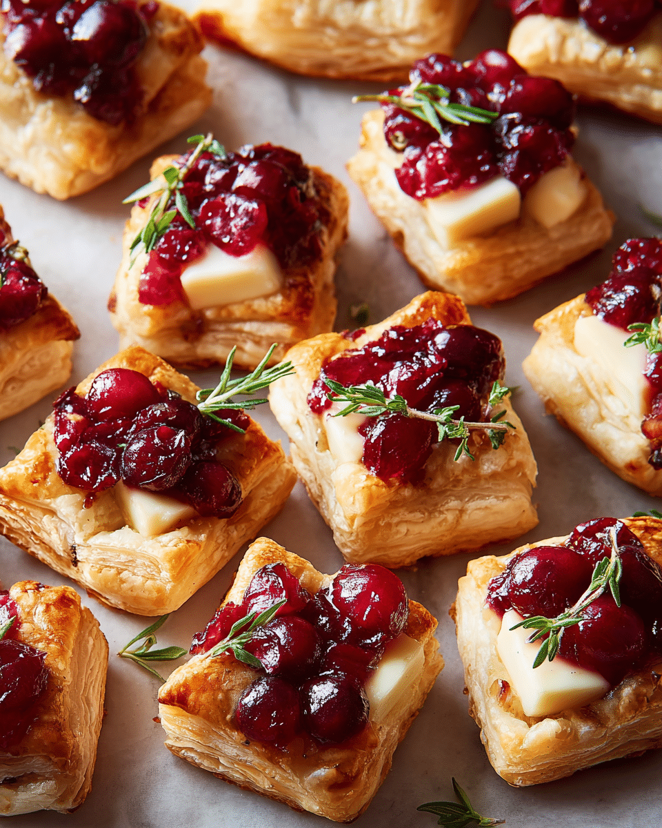 Cranberry Brie Bites