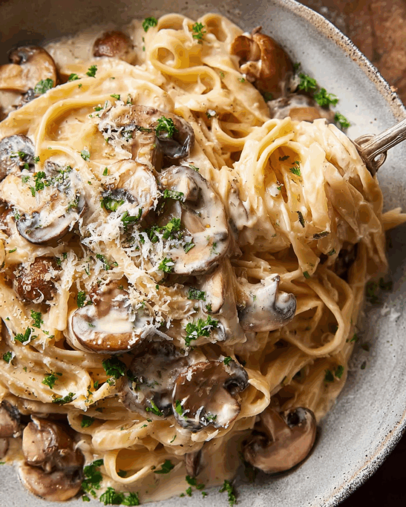 Creamy Mushroom Pasta