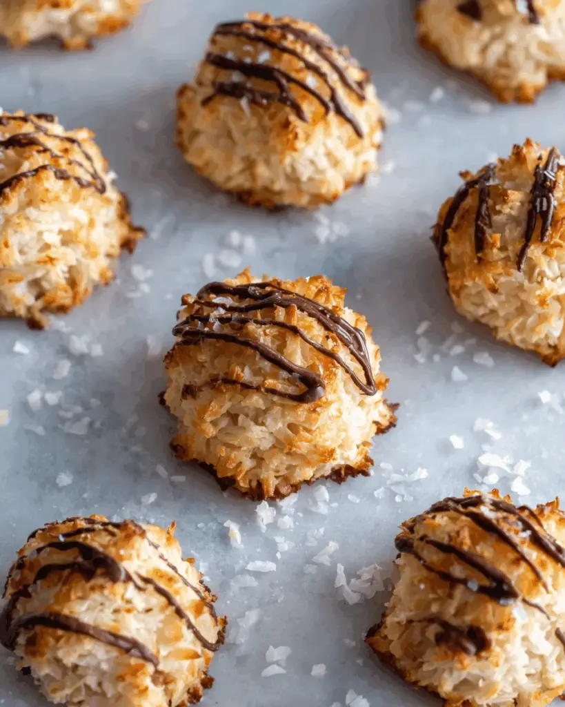 Easy Coconut Macaroons (Vegan & Paleo)