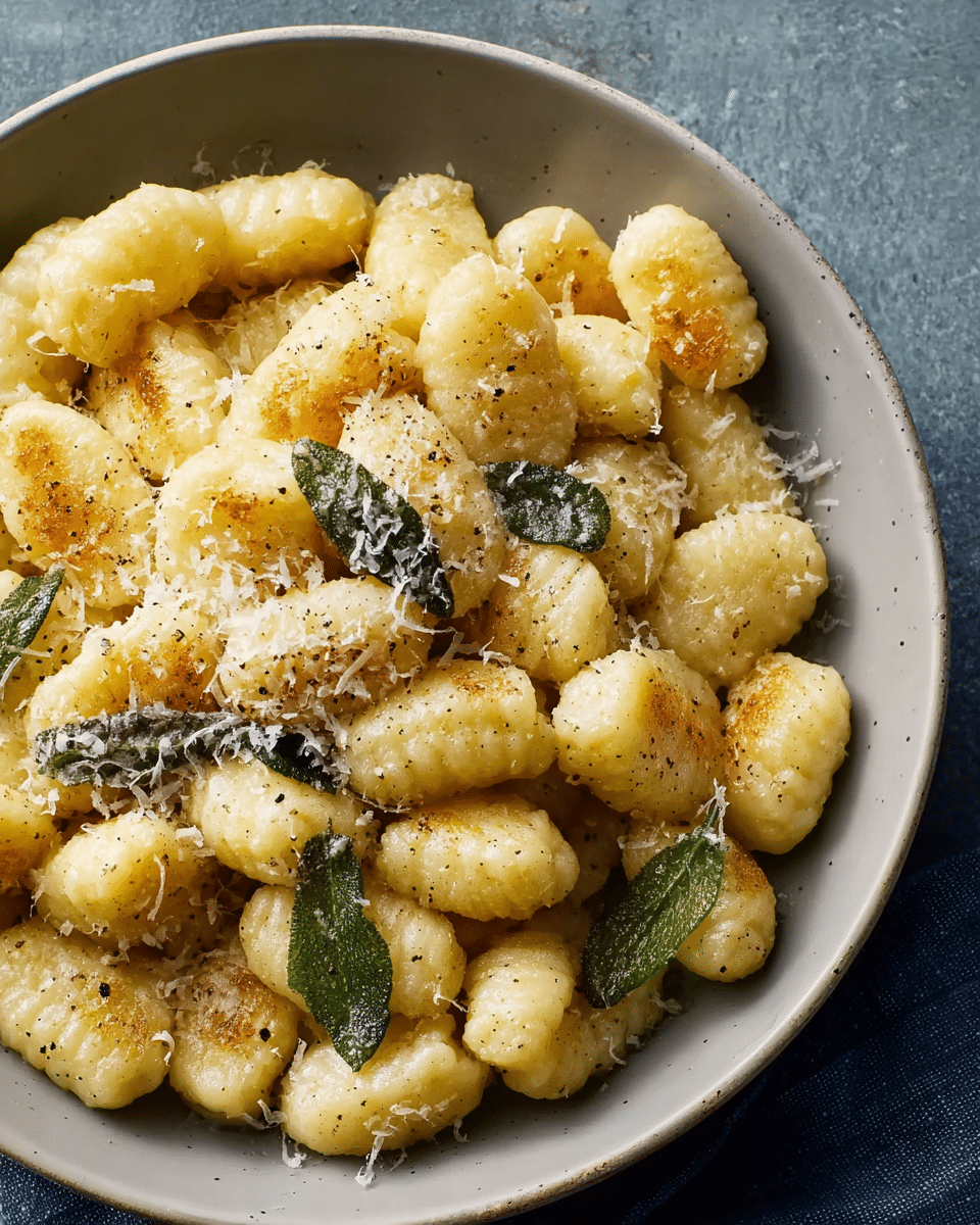 Gnocchi with Sage Butter Sauce