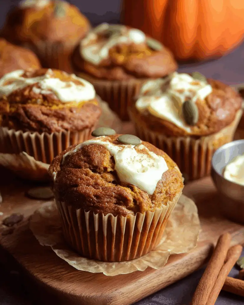 Pumpkin Cream Cheese Muffins