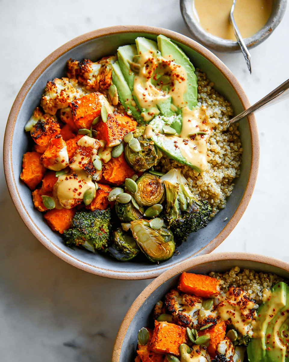 Roasted Veggie Glow Bowls
