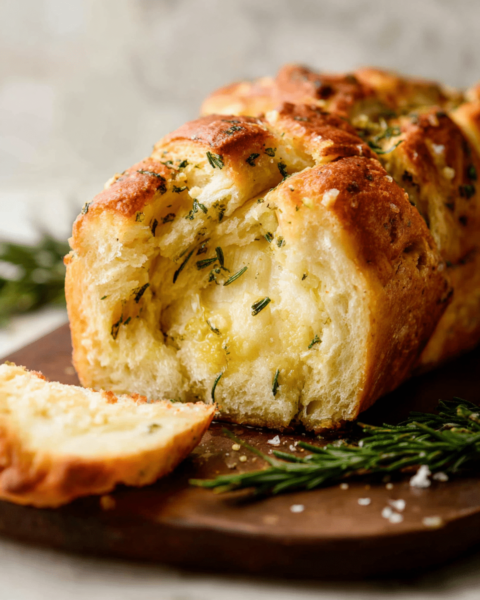 Rosemary Garlic Pull-Apart Bread