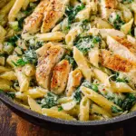 Spinach and Artichoke Chicken Pasta