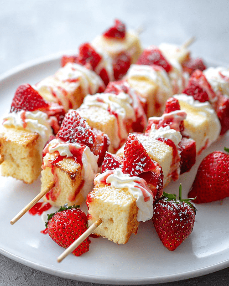 Strawberry Shortcake Kabobs
