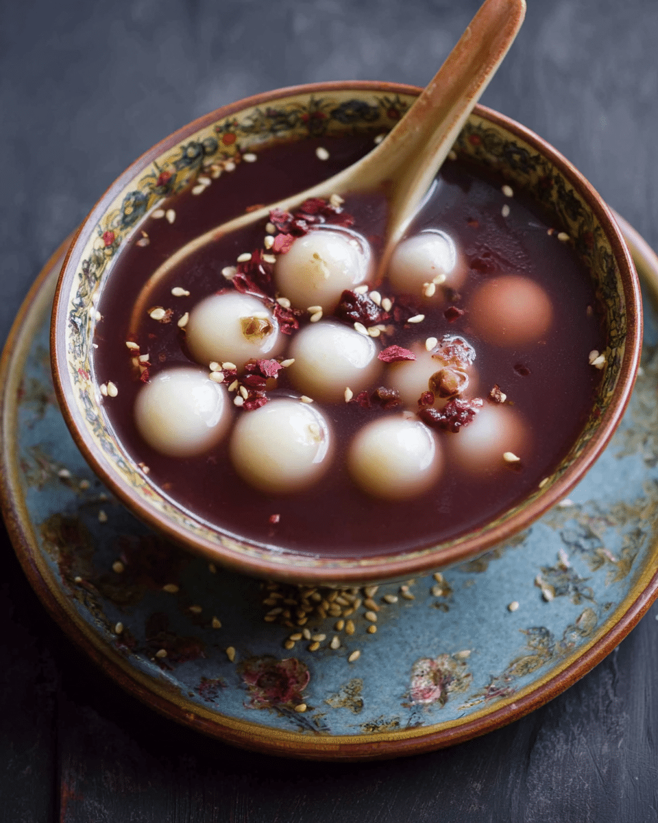 Sweet Red Bean Soup (Tang Yuan)