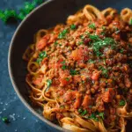 Vegan Red Lentil Bolognese