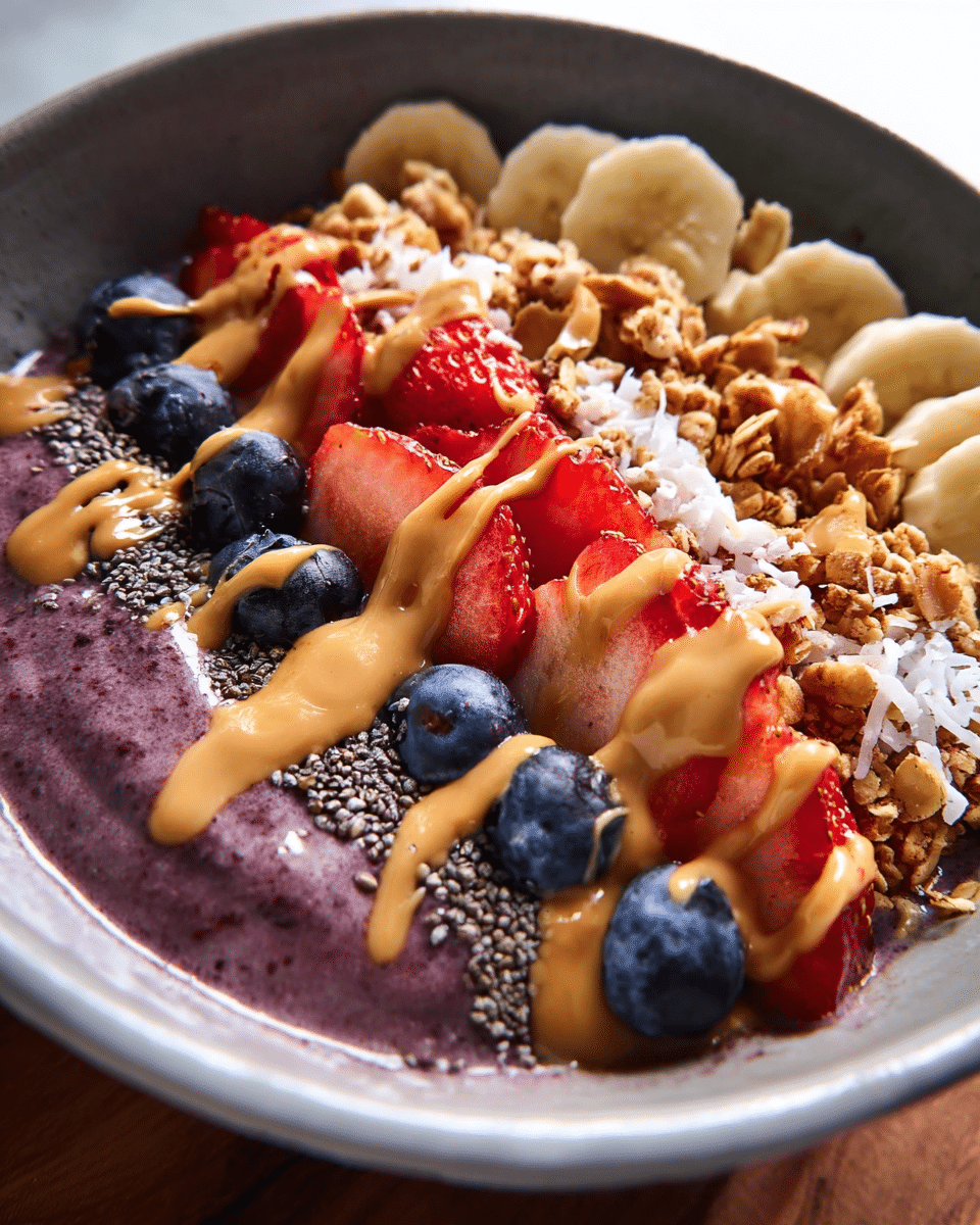 Acai Peanut Butter Bowl
