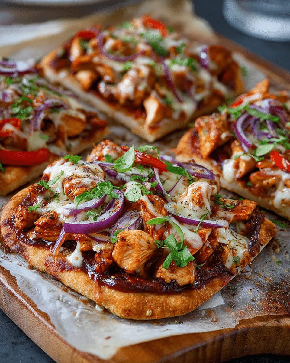 BBQ Chicken Flatbreads