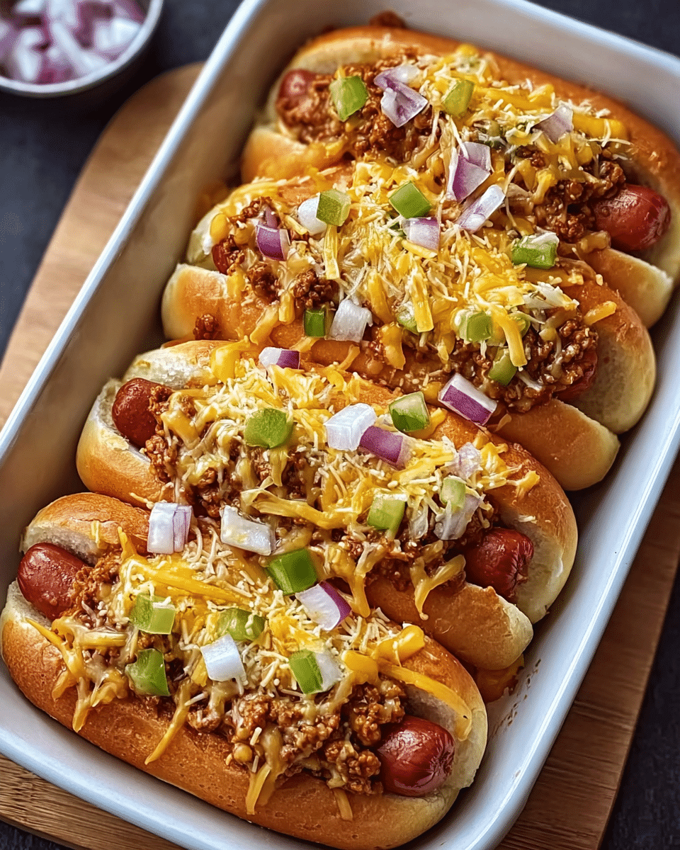 Chili Cheese Dog Bake