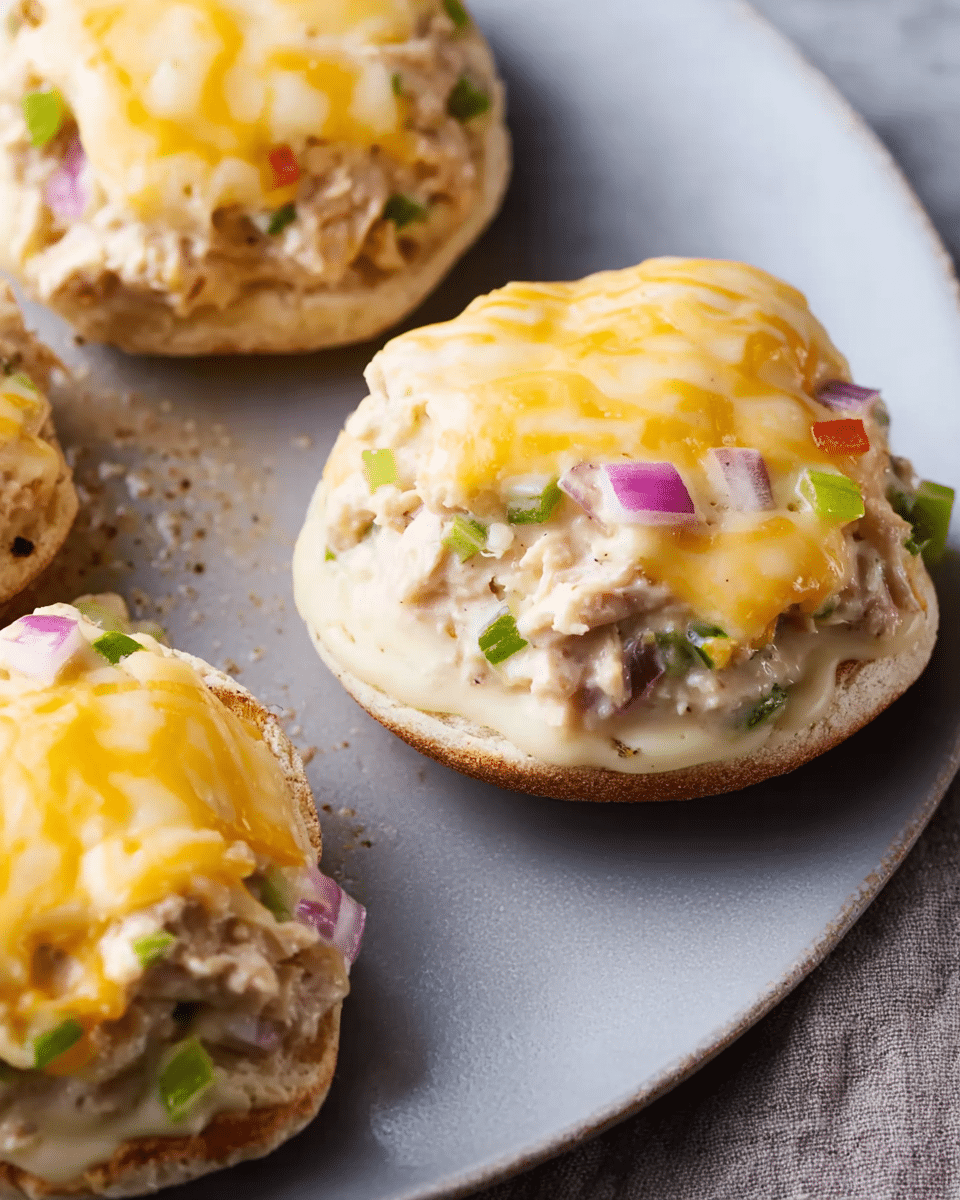 English Muffin Tuna Melts