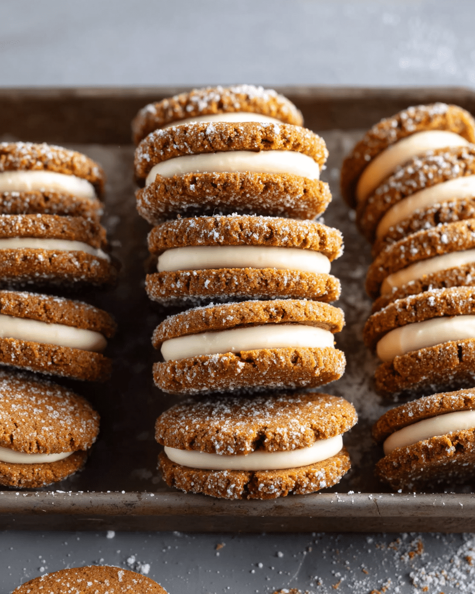 Gingerbread Sandwich Cookies