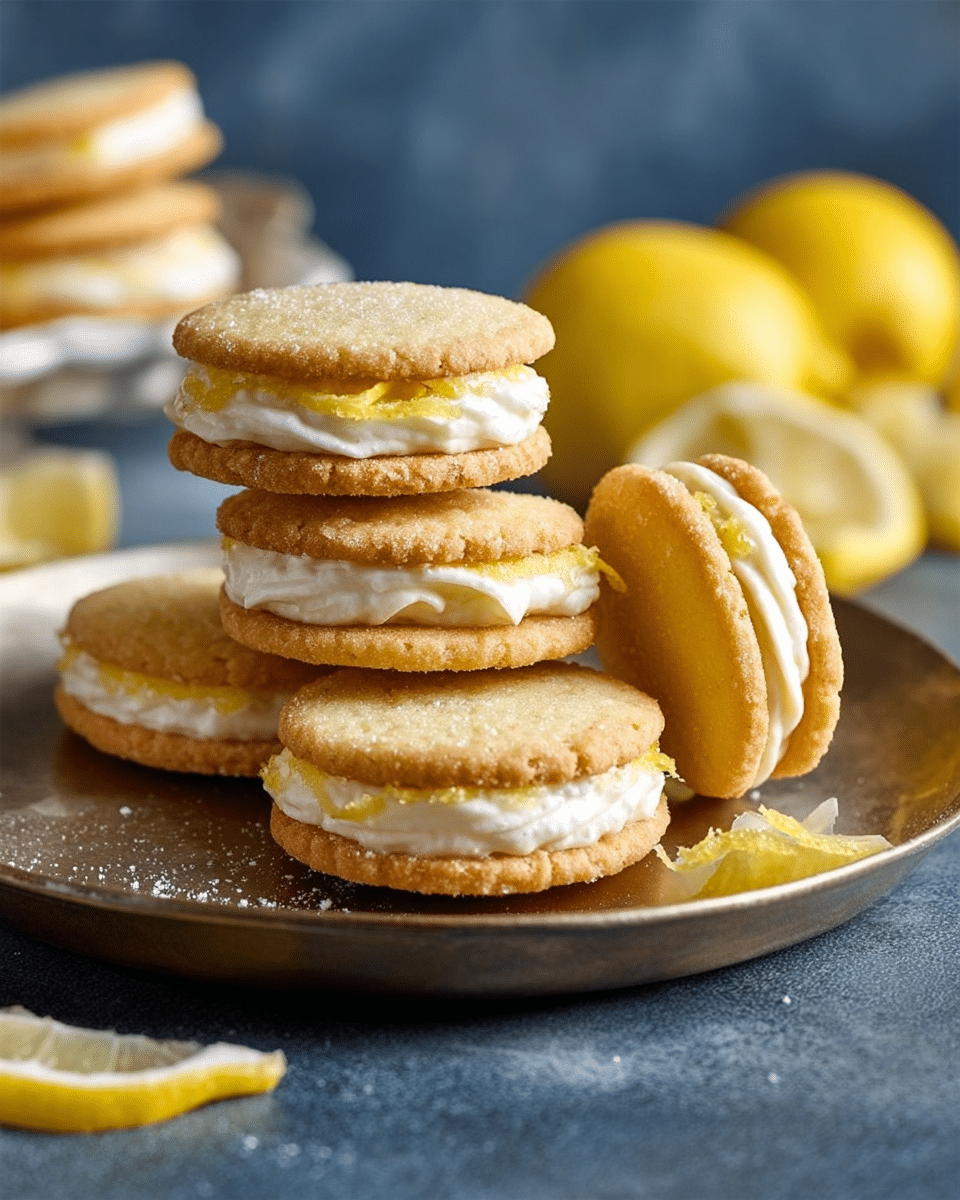 Lemon Sandwich Cookies