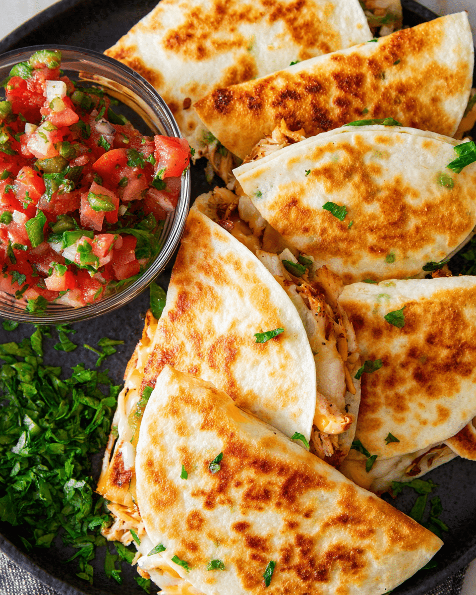 Mini Chicken Quesadillas