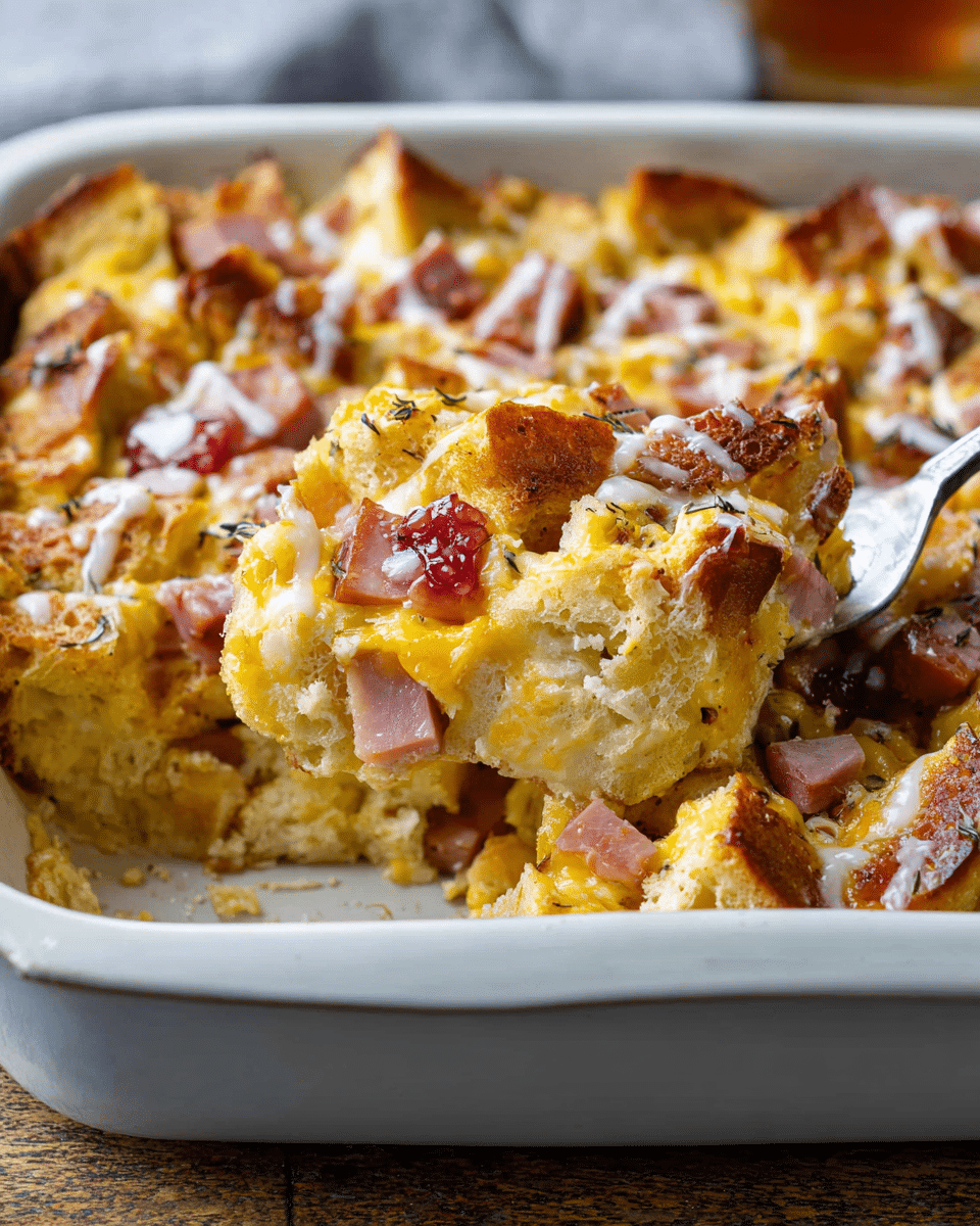 Monte Cristo Breakfast Casserole