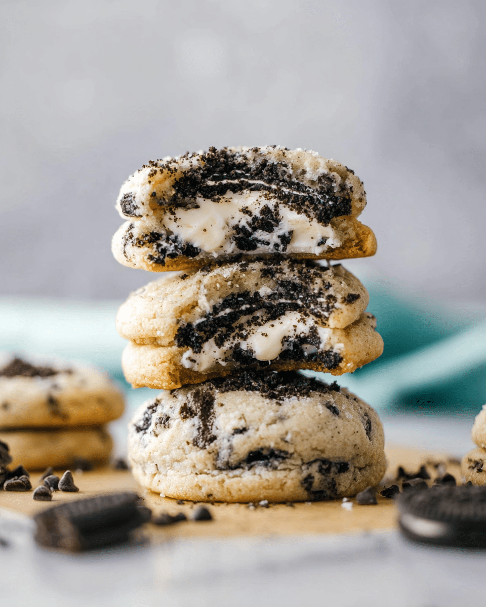 Oreo Cheesecake Cookies