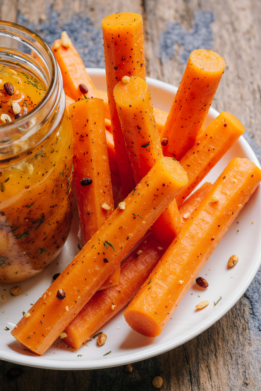 Spicy Pickled Carrots