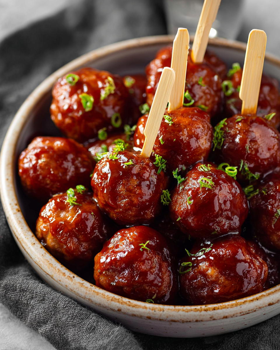 Bourbon BBQ Meatballs