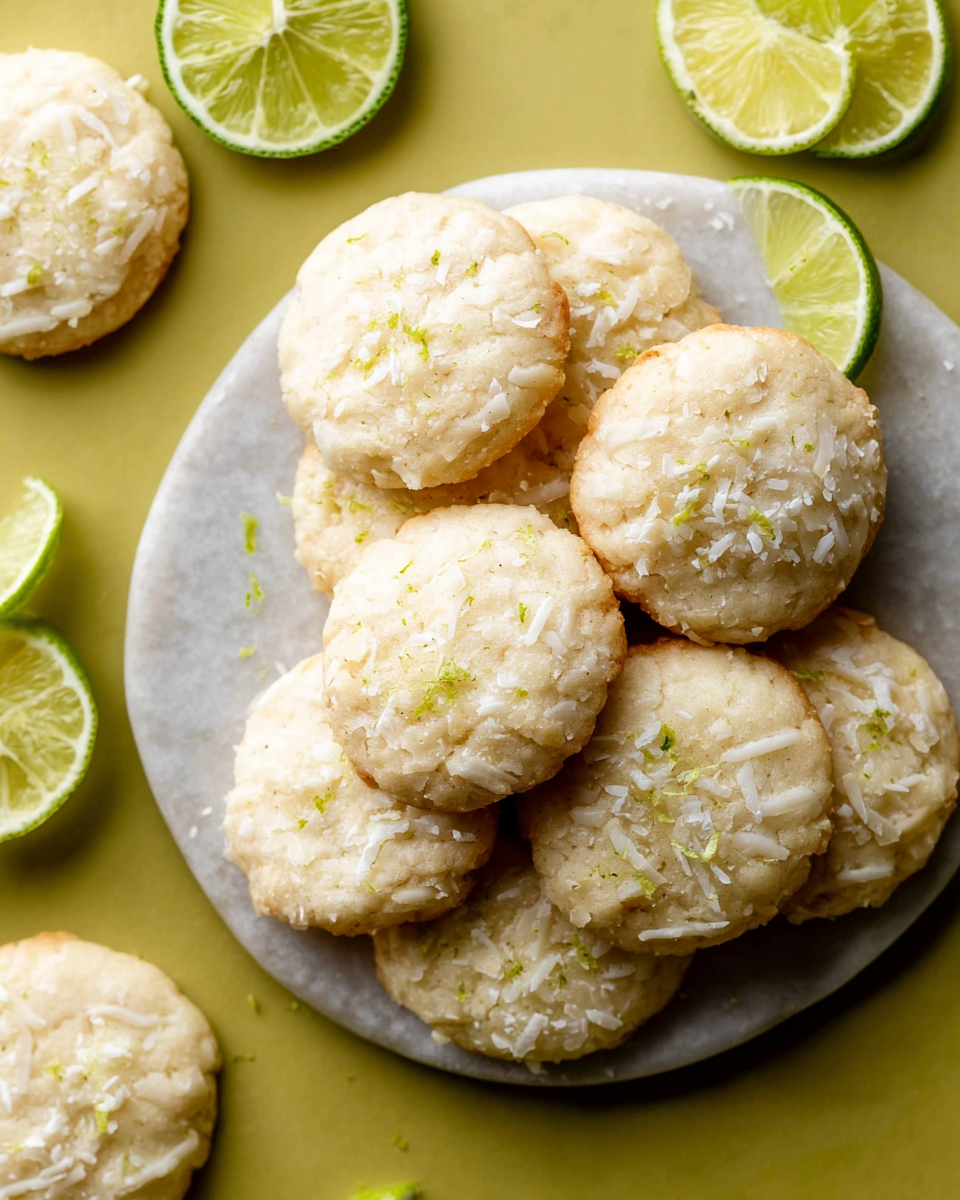 Coconut Lime Cookies
