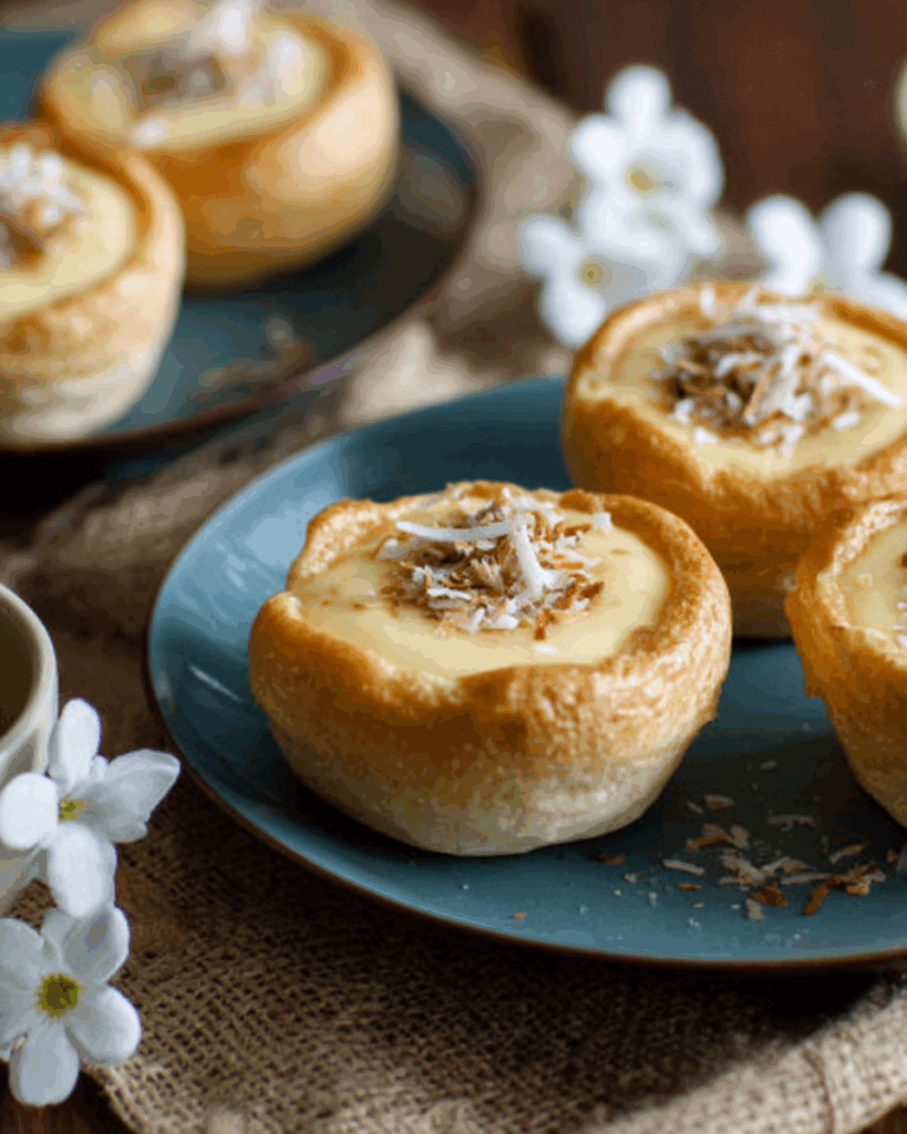 Coconut and Custard Volovanes