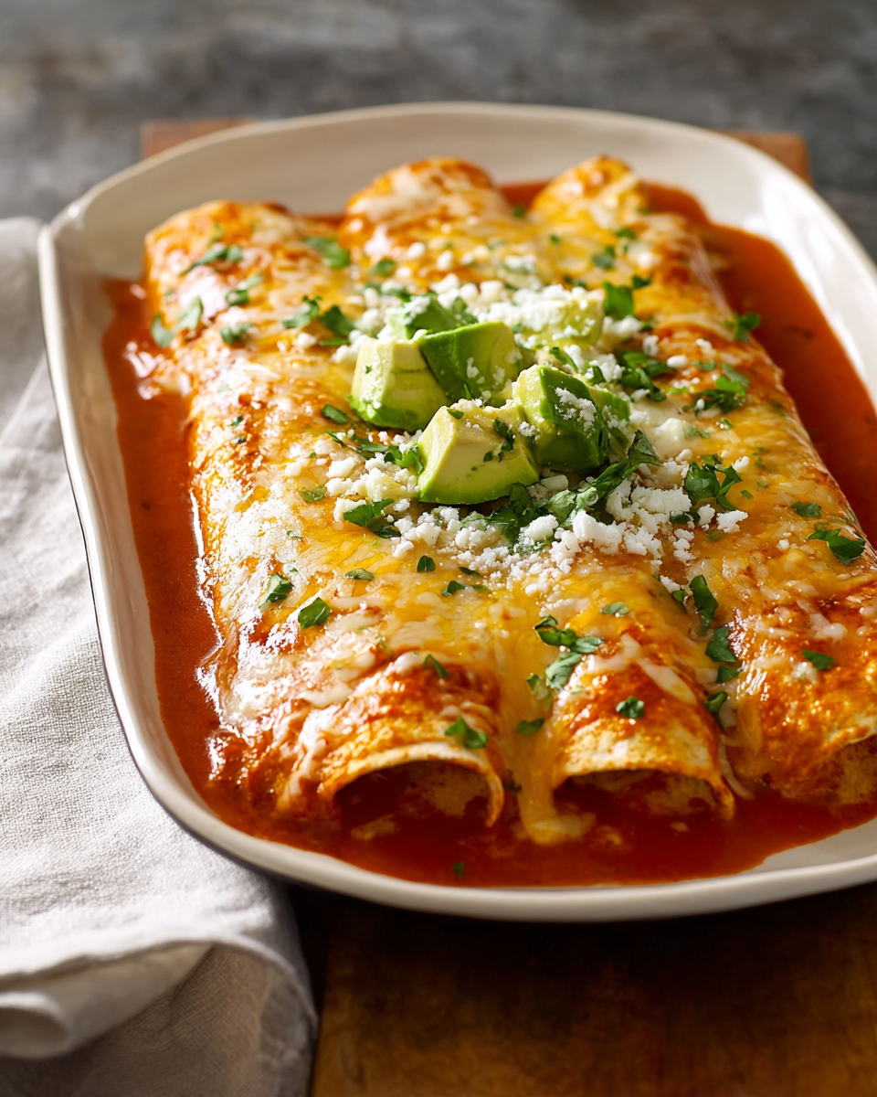 Enchiladas Suizas Rojas