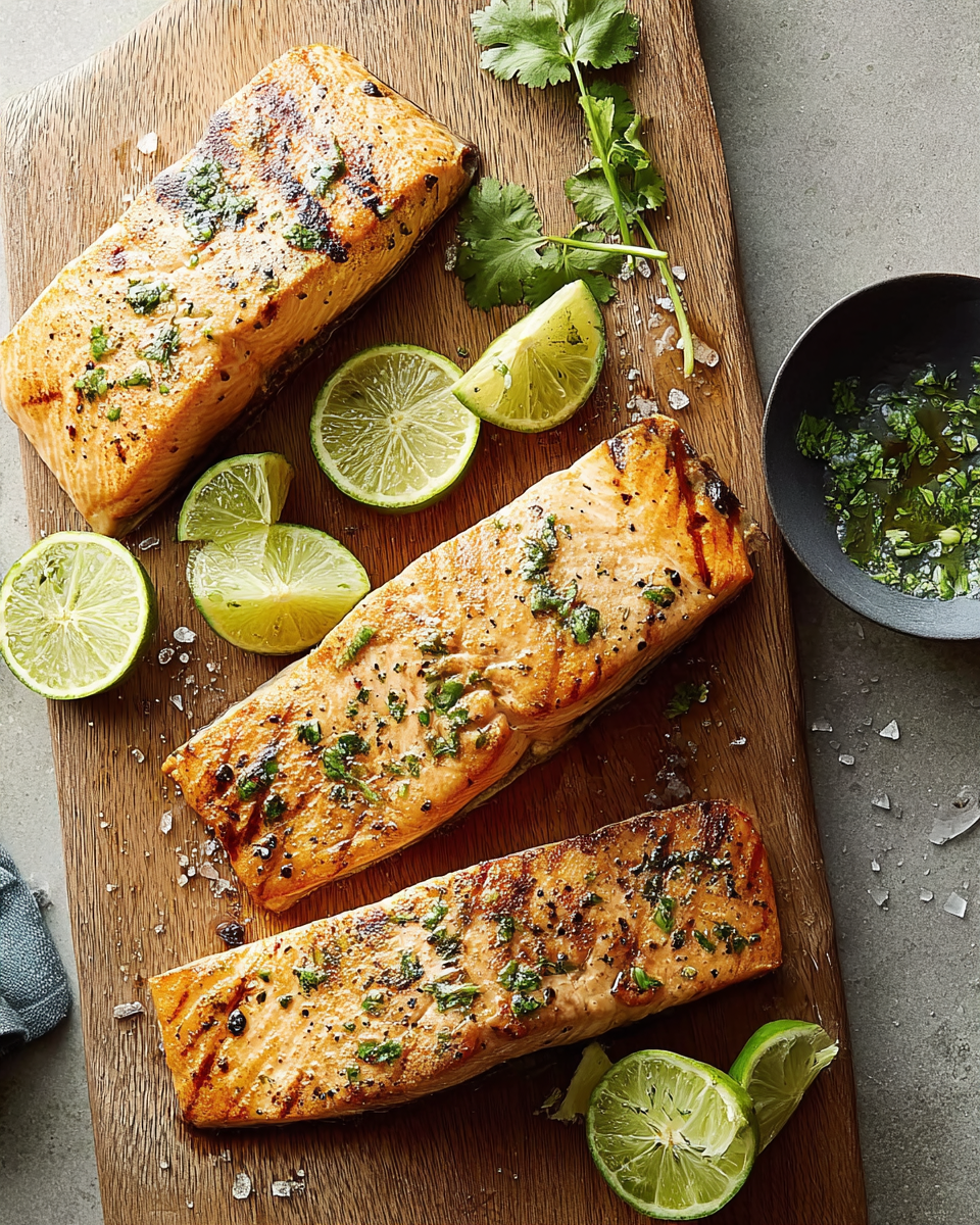 Lime-Marinated Grilled Salmon