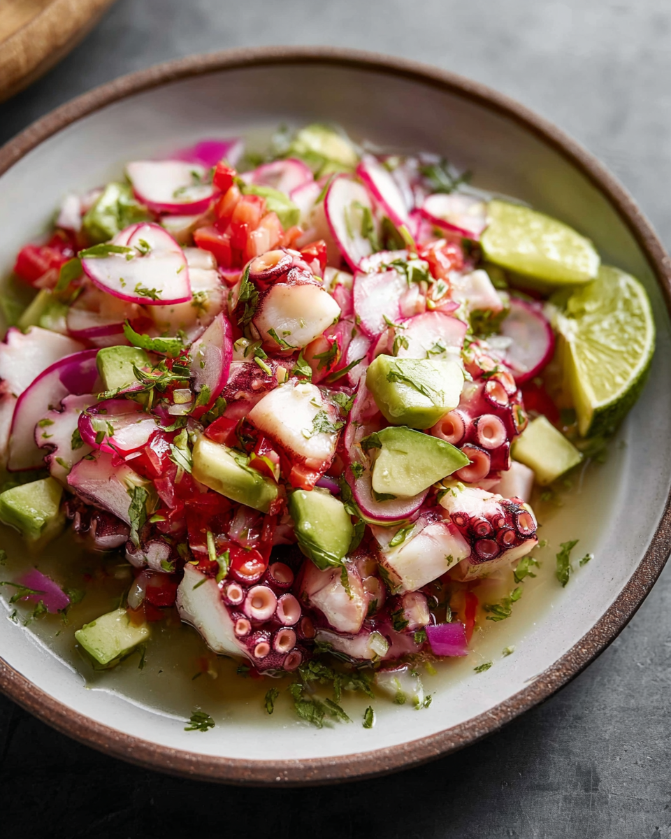 Octopus Ceviche (Ceviche de Pulpo)